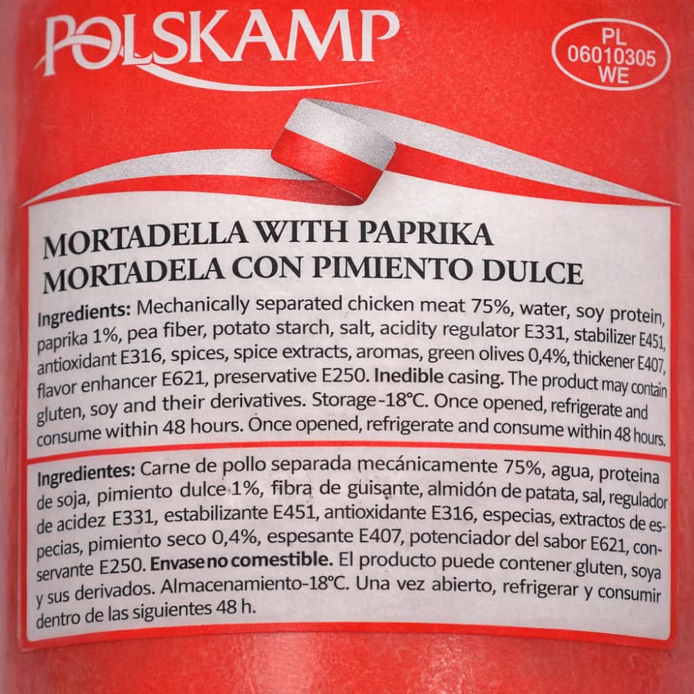 Mortadella con pimientos Polskamp (400 g / 14.11 oz) - Miniatura 4