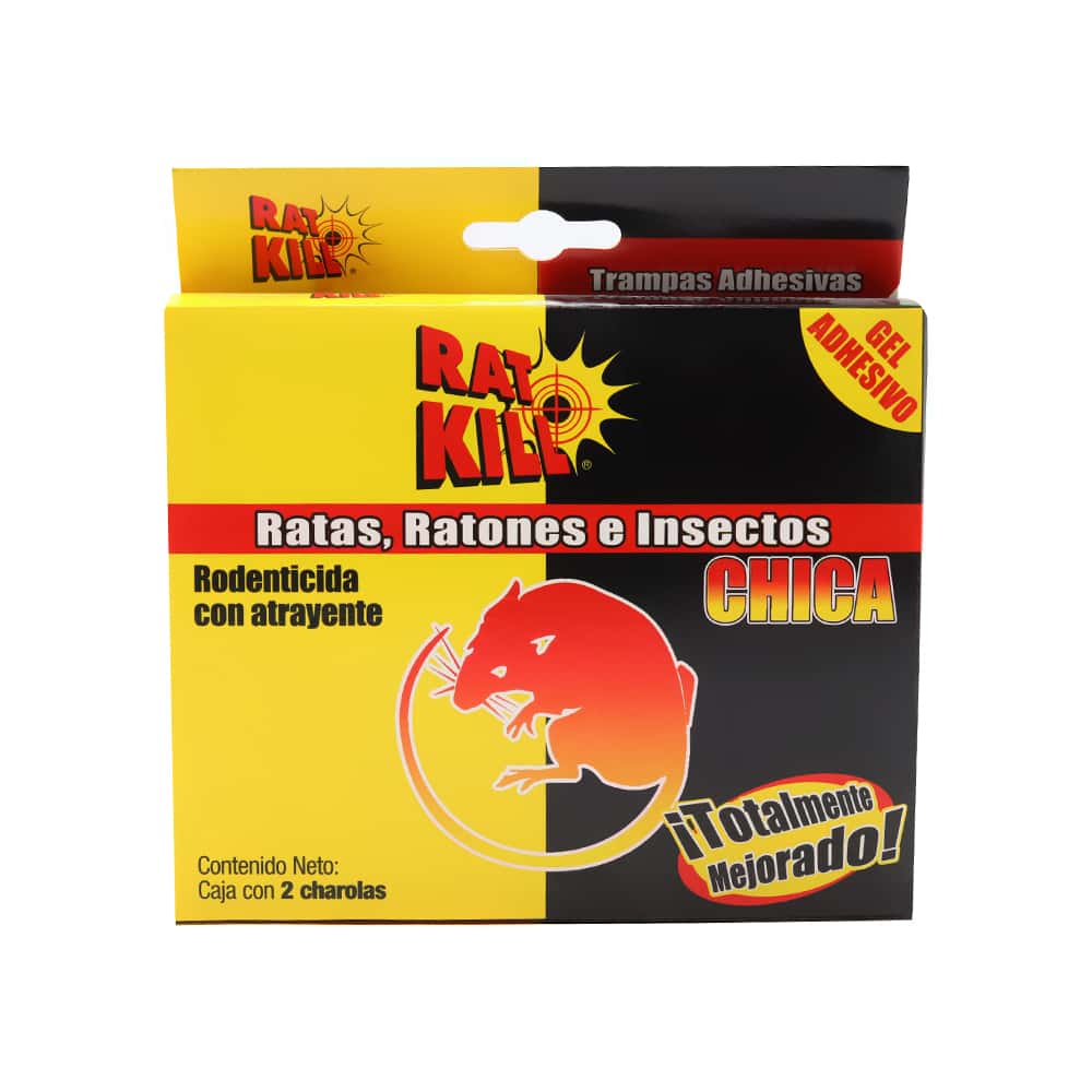 Trampas chicas de gel adhesivo para ratones e insectos Rat Kill (2 U) - Miniatura 4