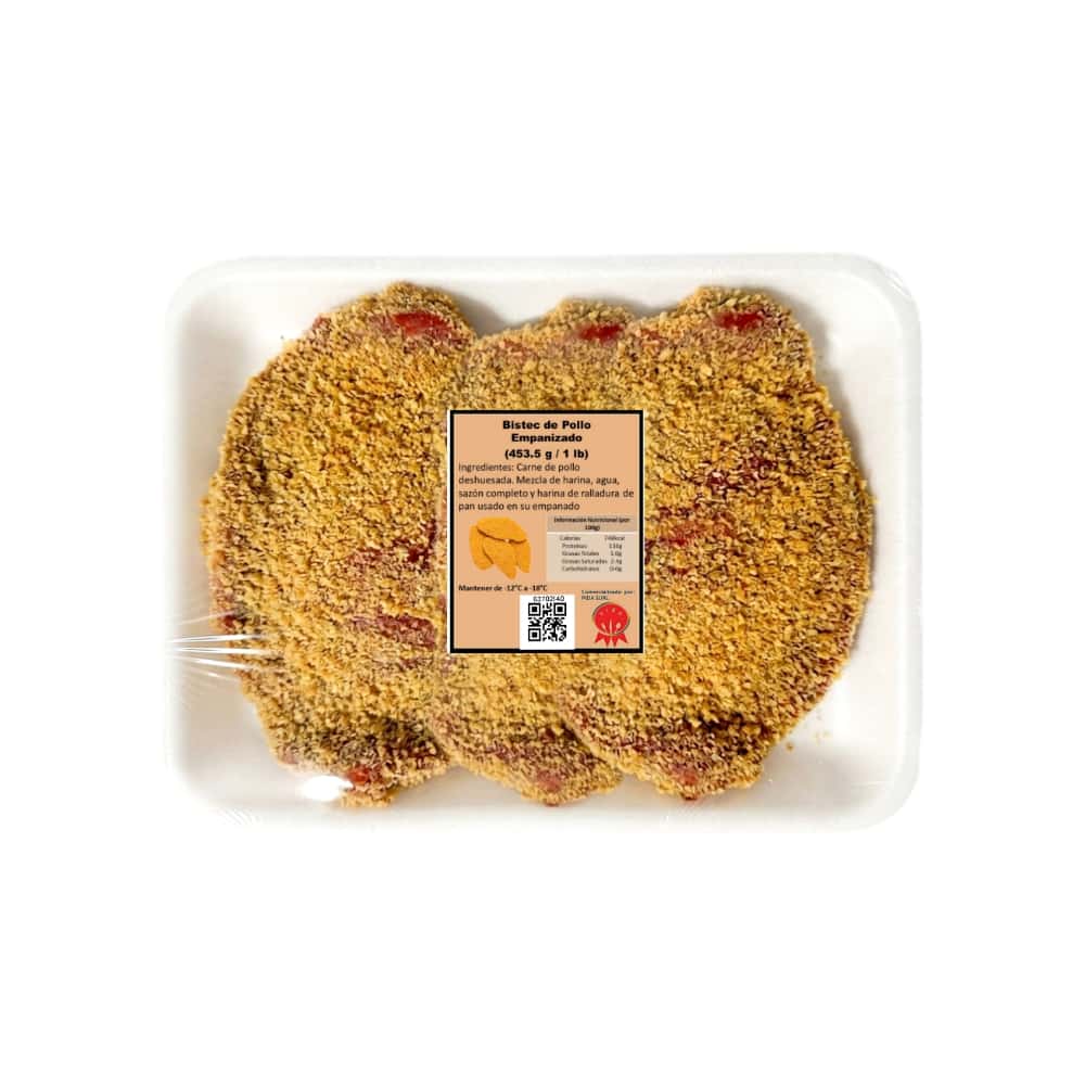 Bistec de pollo empanizado Pida (453.5 g / 1 lb) - Miniatura 3