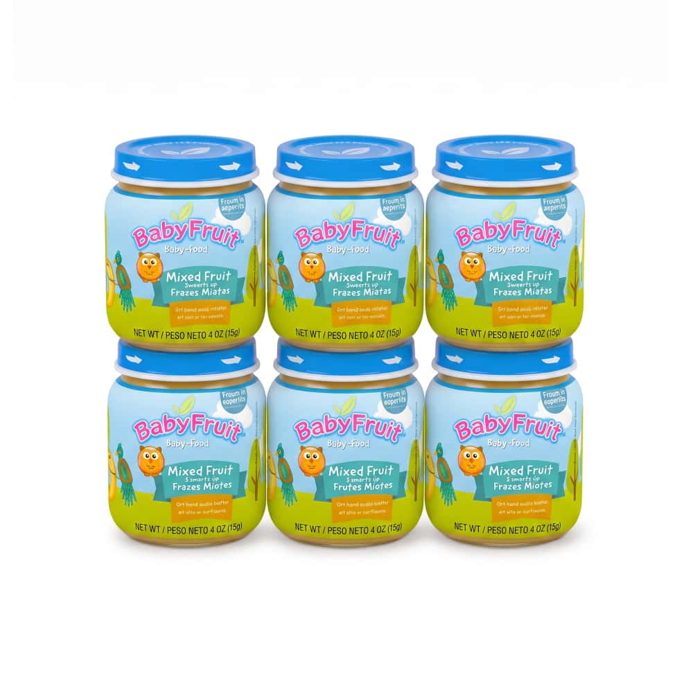 Compotas de manzana y frutas mixtas (12 x 113 g / 4 oz) - Miniatura 2