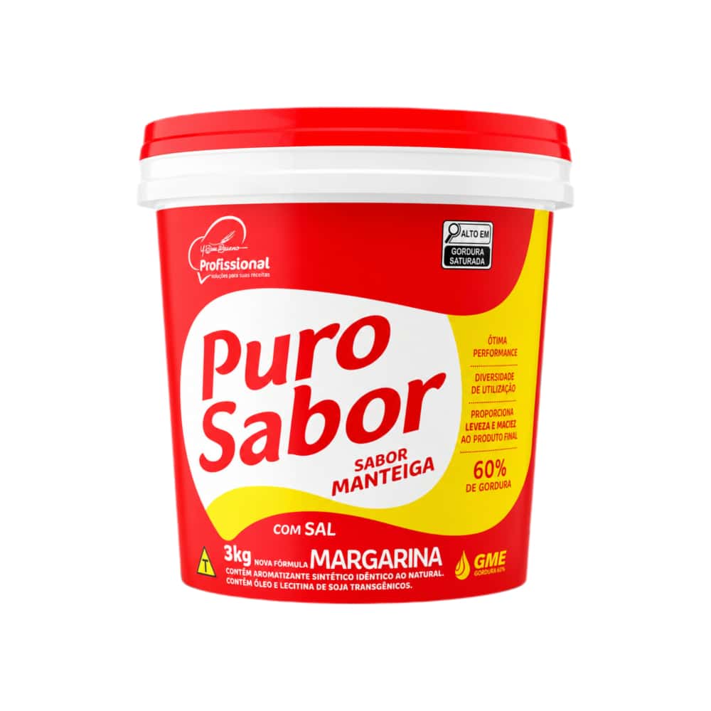 Margarina sabor mantequilla con sal Profissional (3 kg / 6.6 lb) - Miniatura 1