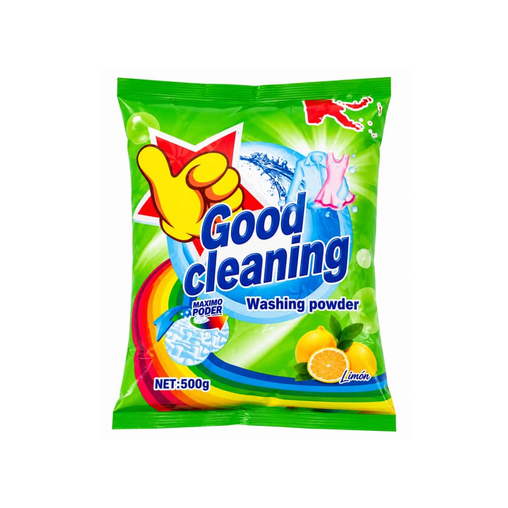 Detergente en polvo de limón Good Cleaning (500 g / 1.1 lb) - Miniatura 1