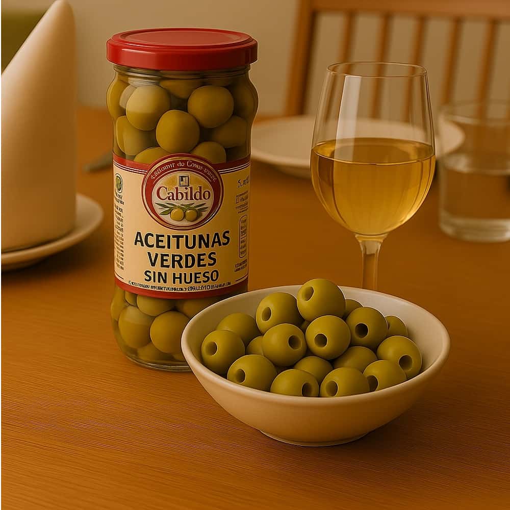 Aceitunas verdes manzanilla El Cabildo (295 g / 10.4 oz) - Miniatura 2