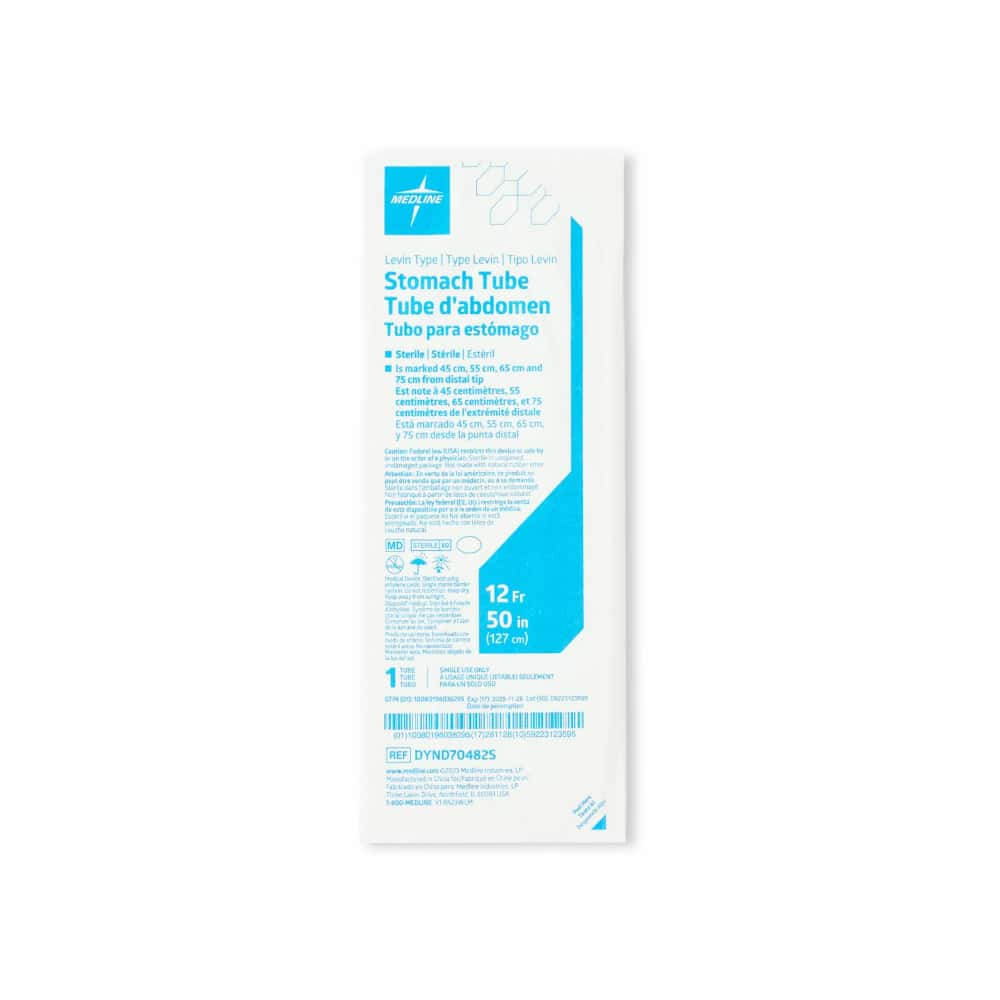 Tubo para estómago tipo Levin 12 Fr 50" Medline - Miniatura 2