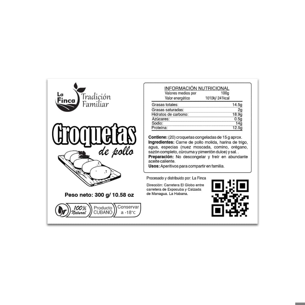 Croquetas de pollo La Finca (20 x 15 g / 10.58 oz) - Miniatura 3