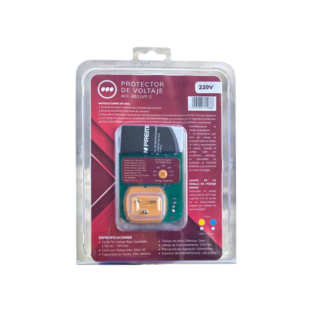 Protector de voltaje 220V CC-6511VP-2 Premier - Miniatura 3