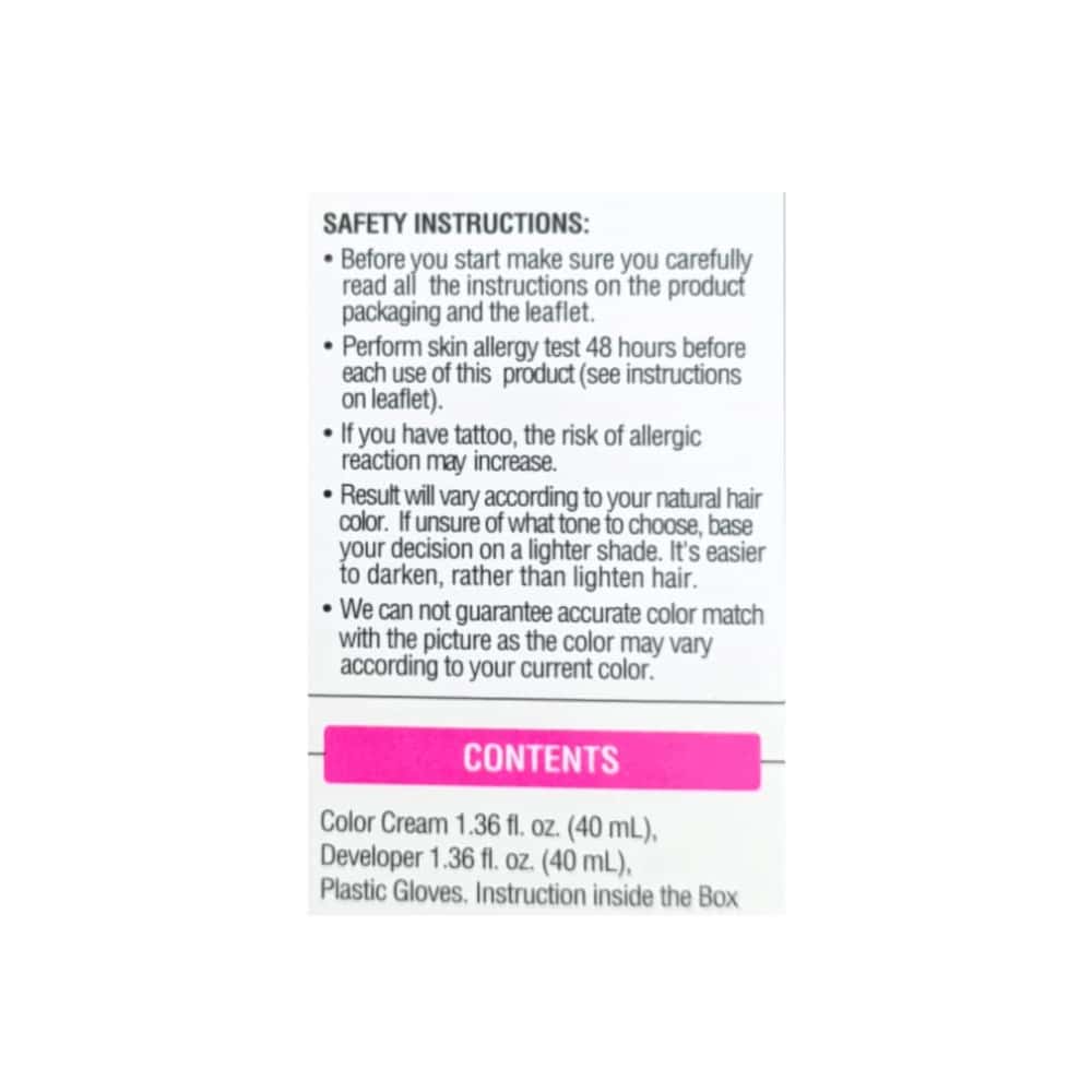 Tinte de cabello para mujer. Color castaño medio # 50 Lucky Super Soft (40 ml / 1.36 fl. oz) - Miniatura 4