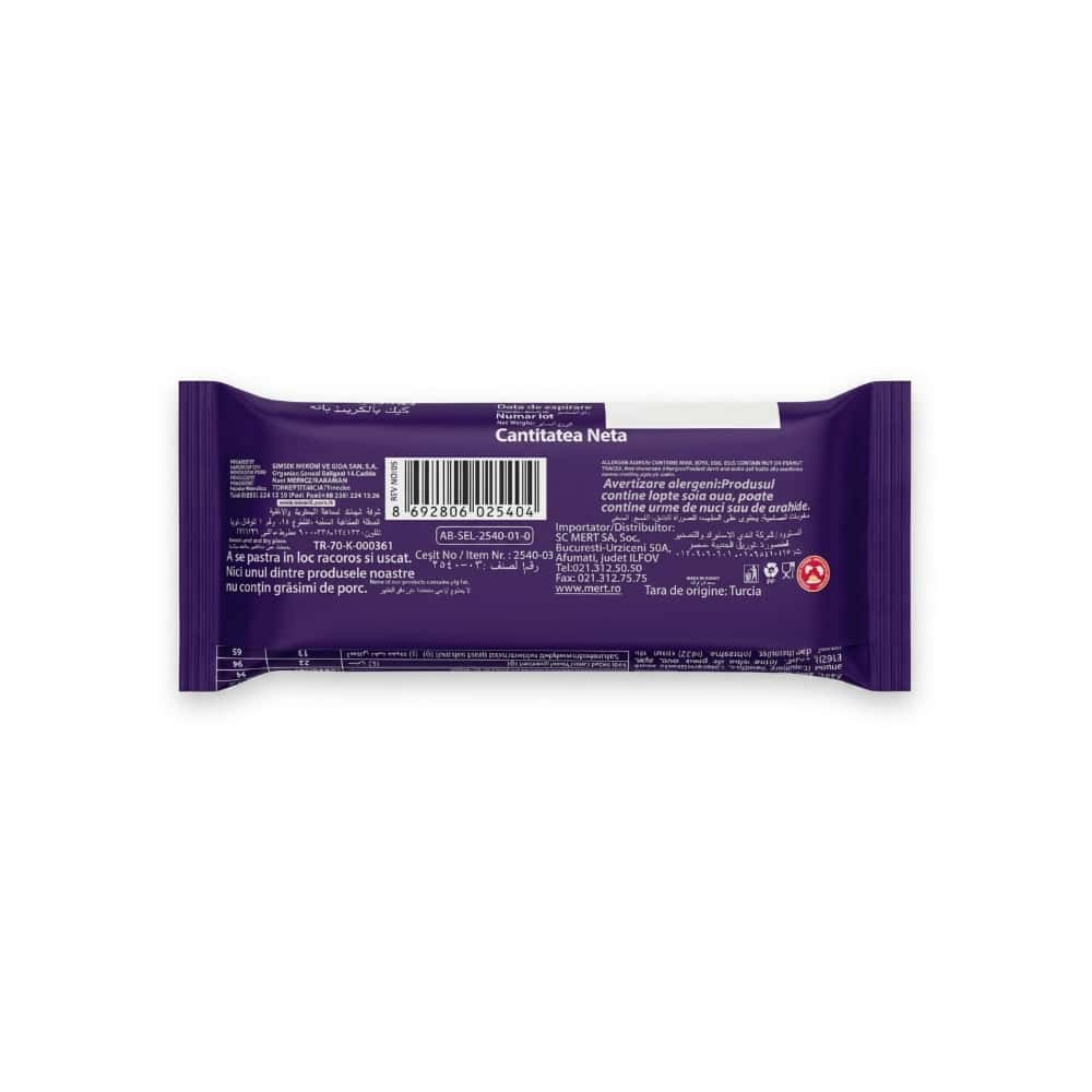 Pastelito relleno de crema de fresa con cobertura de chocolate blanco Paradise Simsek (25 g) - Miniatura 3