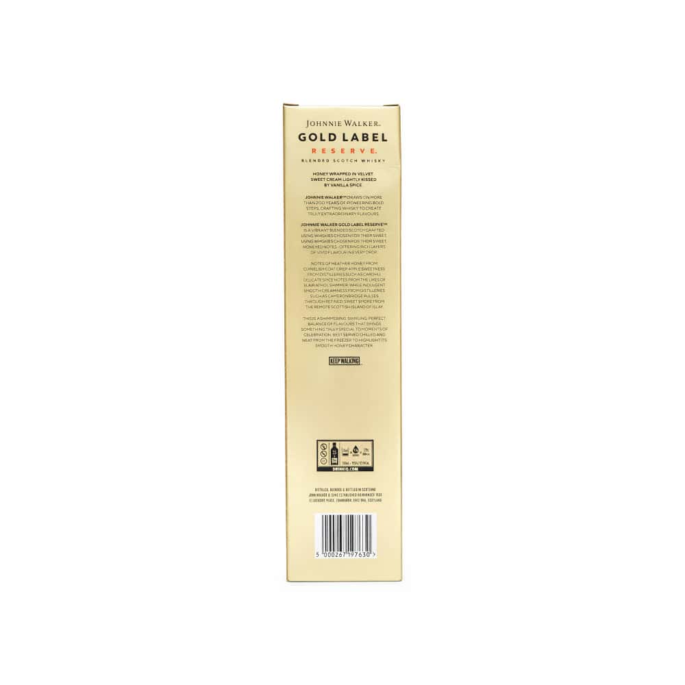 Whisky Gold Label Reserva Johnnie Walker (750 ml) - Miniatura 4