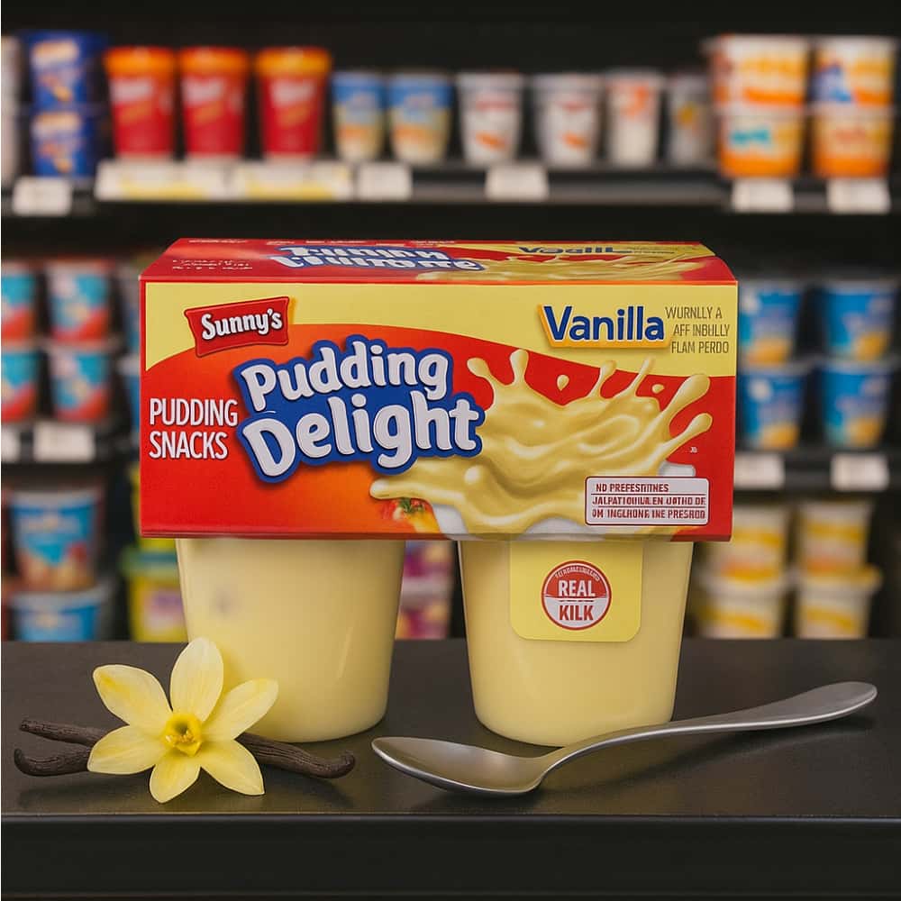 Natilla de vainilla Sunny's (4 x 92.1 g / 3.25 oz) - Miniatura 4