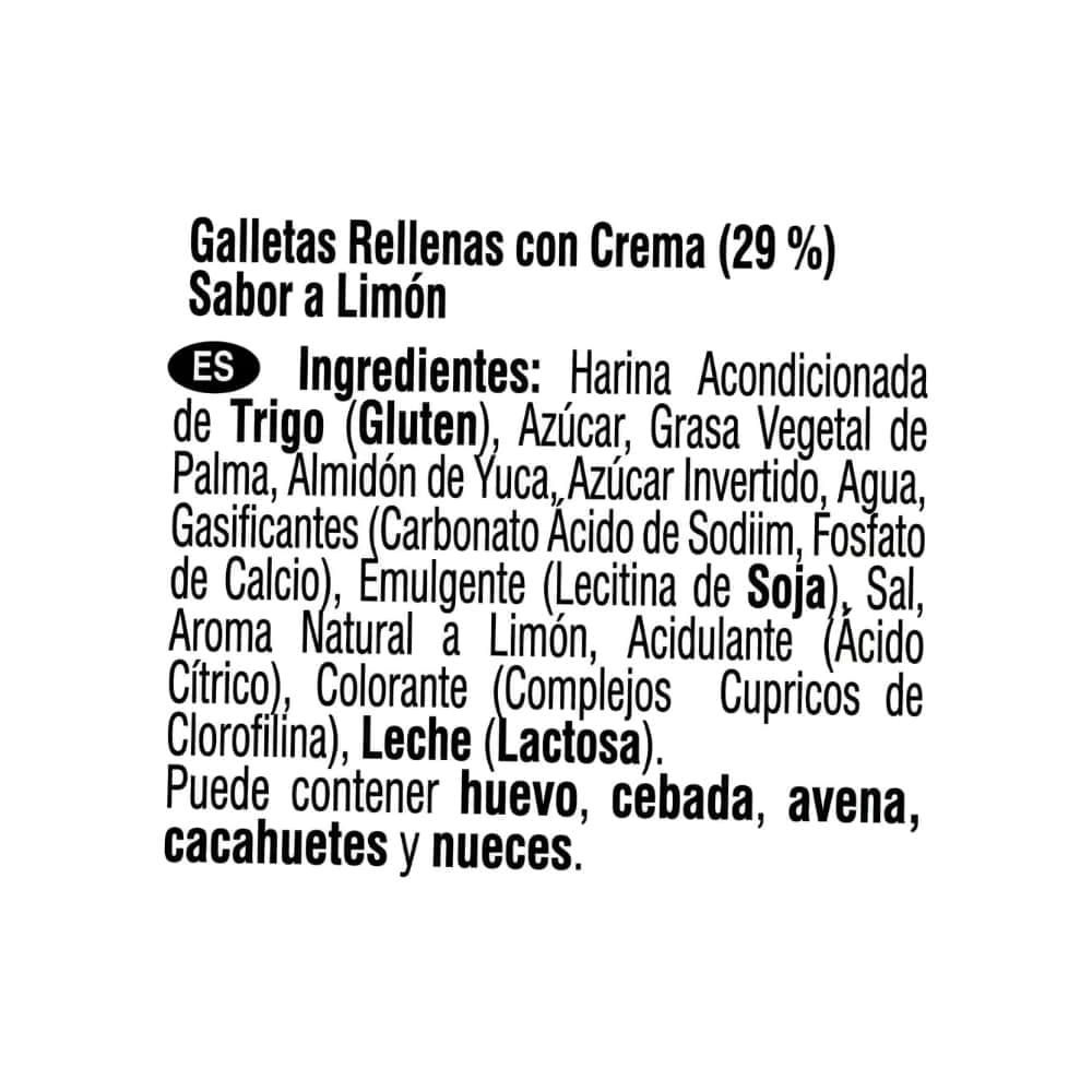 Galletas rellenas con crema sabor limón Festival Noel (403 g / 14.2 oz) - Miniatura 3