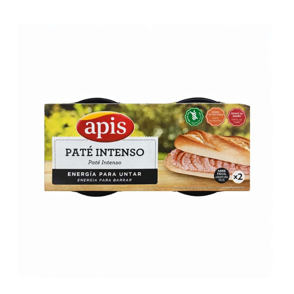 Paté Intenso de hígado de cerdo Apis (2 x 80 g / 5.6 oz) - Miniatura 2