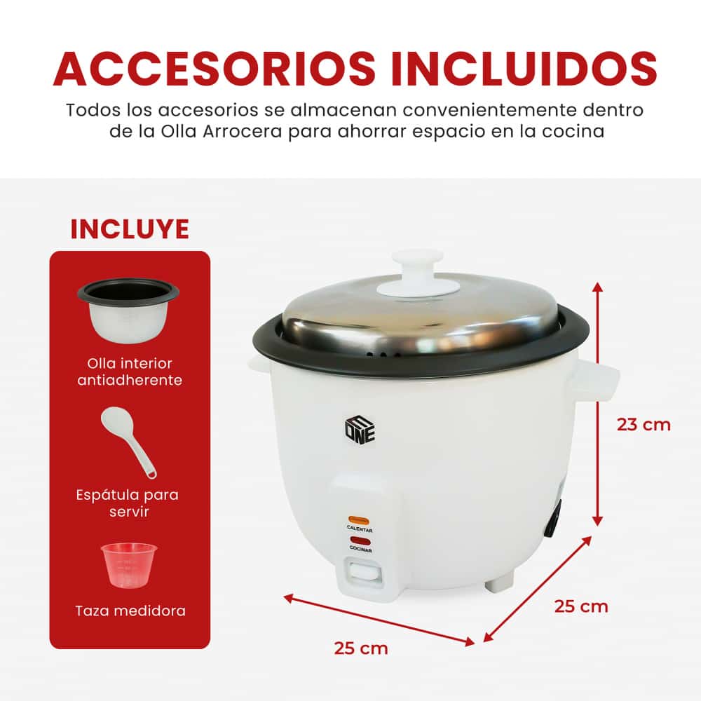 Olla arrocera eléctrica de 1.5L Eone DR-15L - Miniatura 2
