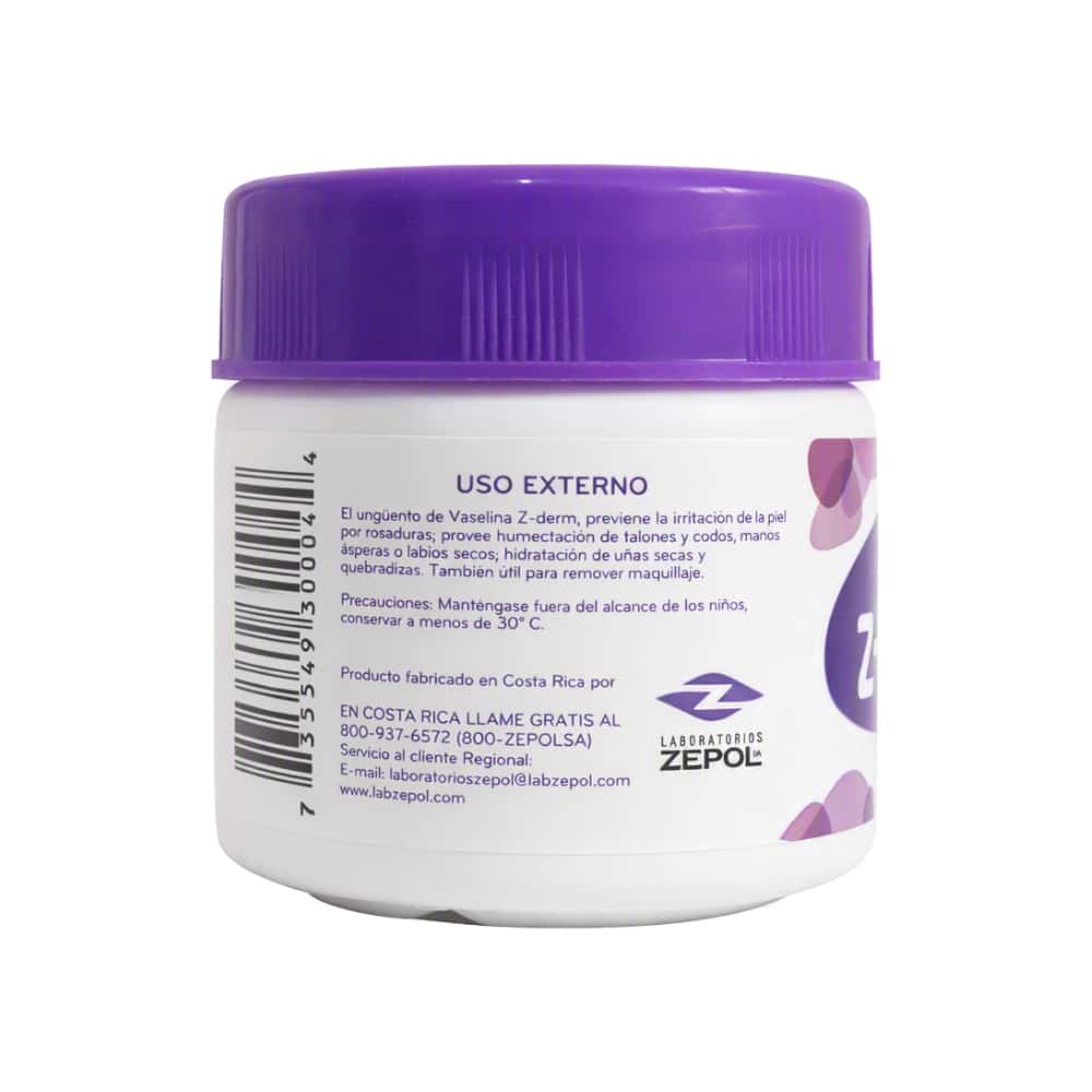 Vaselina Z-derm (100 g / 3.53 oz) - Miniatura 2