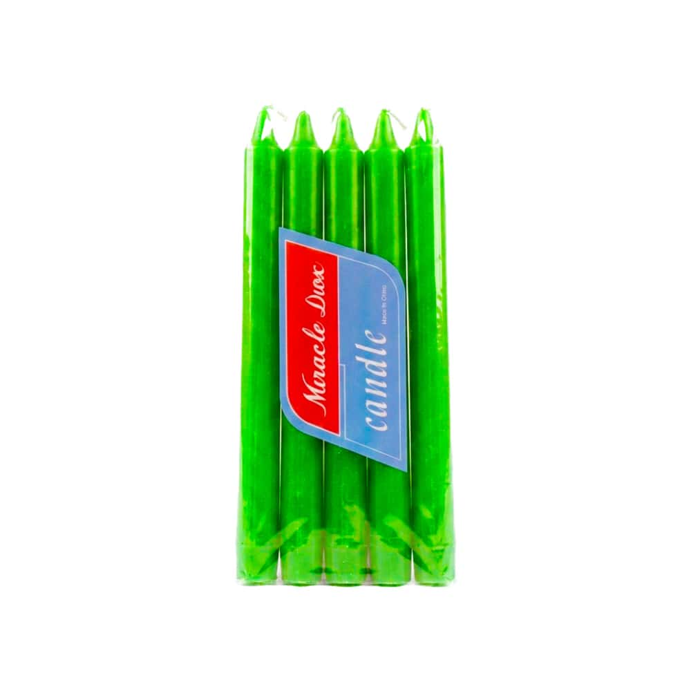 Velas color verde Miracle Diox (10 U) - Miniatura 2