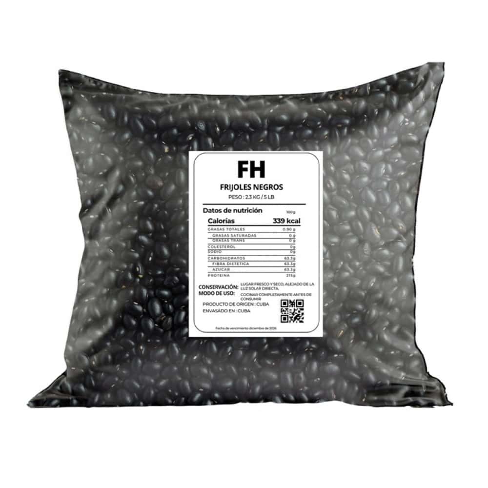 Frijoles negros (2.3 kg / 5 lb) - Miniatura 2