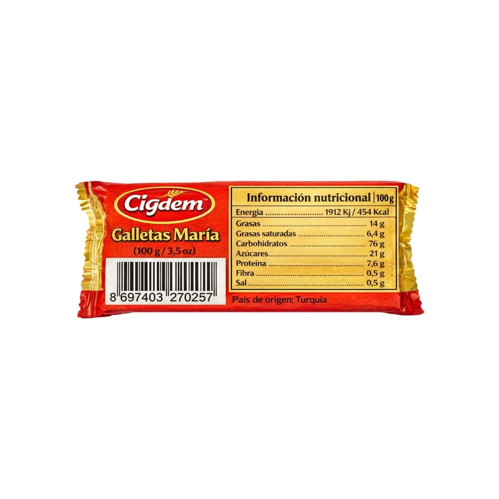 Galletas María Cigdem (100 g / 3.5 oz) - Miniatura 2