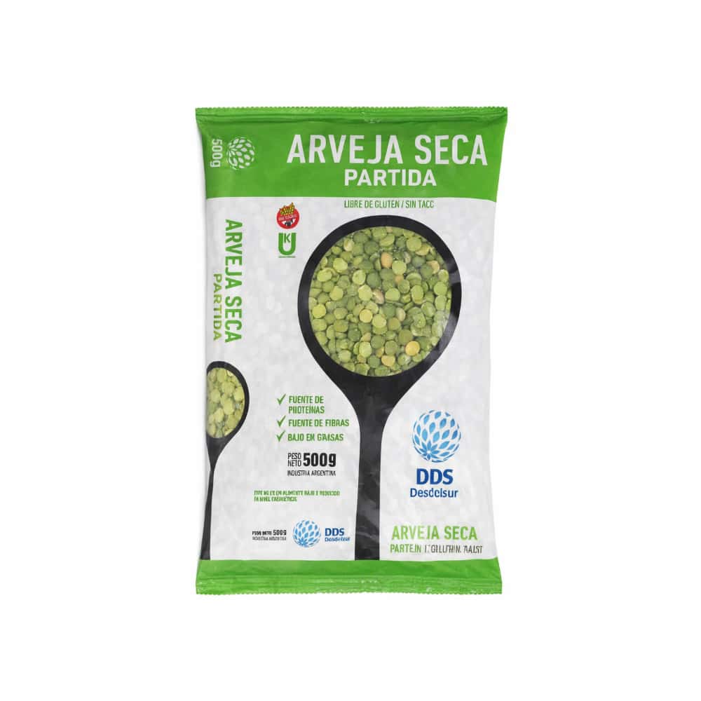 Chícharos verdes partidos DDS Desdelsur (500 g / 1.10 lb) - Miniatura 1