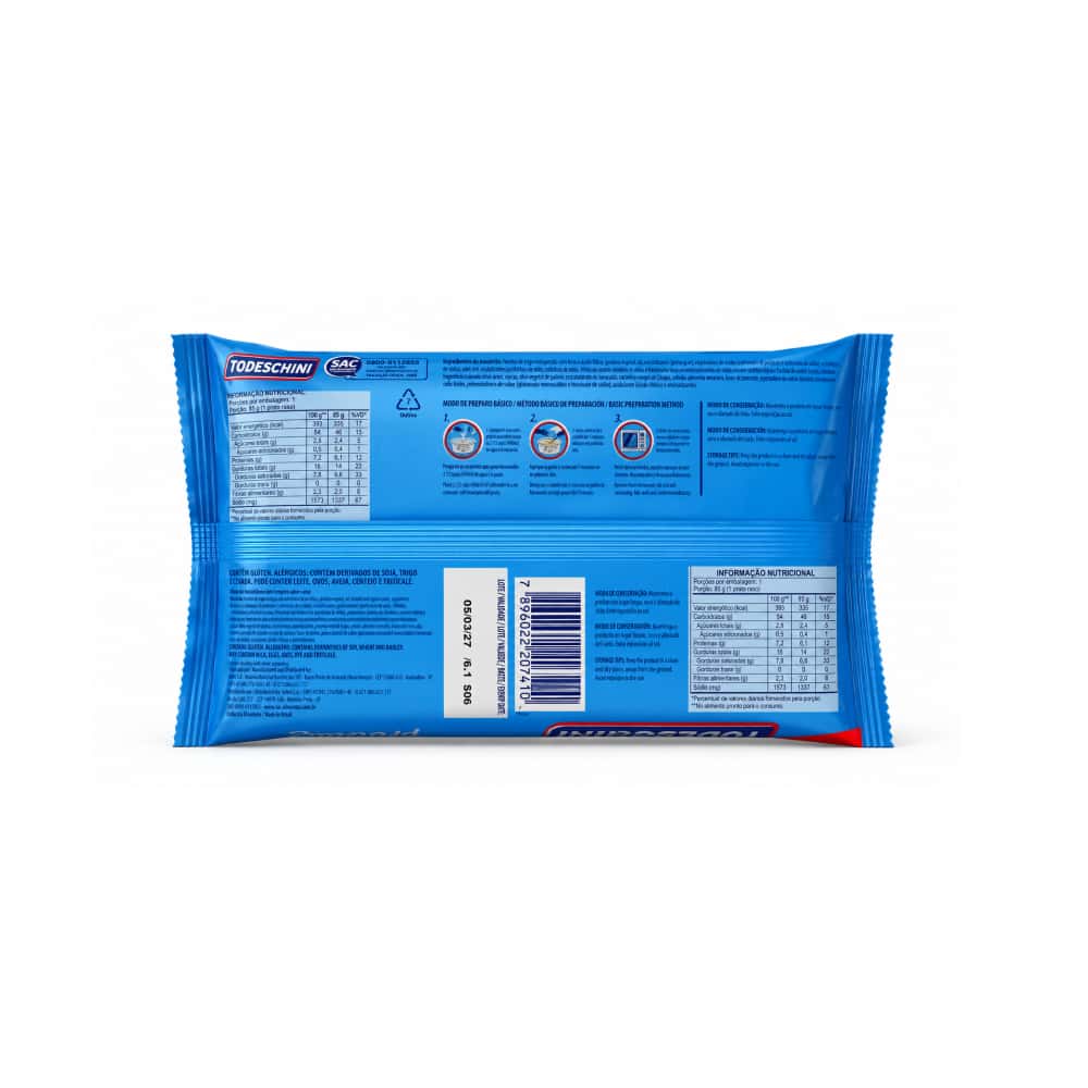 Fideos instantáneos sabor a carne Todeschini (85 g / 2.99 oz) - Miniatura 2