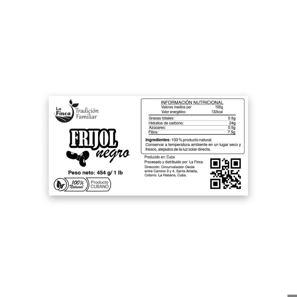 Frijol negro La Finca (454 g / 1 lb) - Miniatura 3