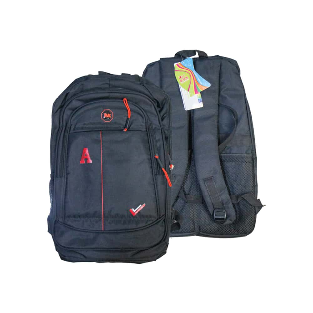 Mochila color negro y rojo X.M.X - Miniatura 3