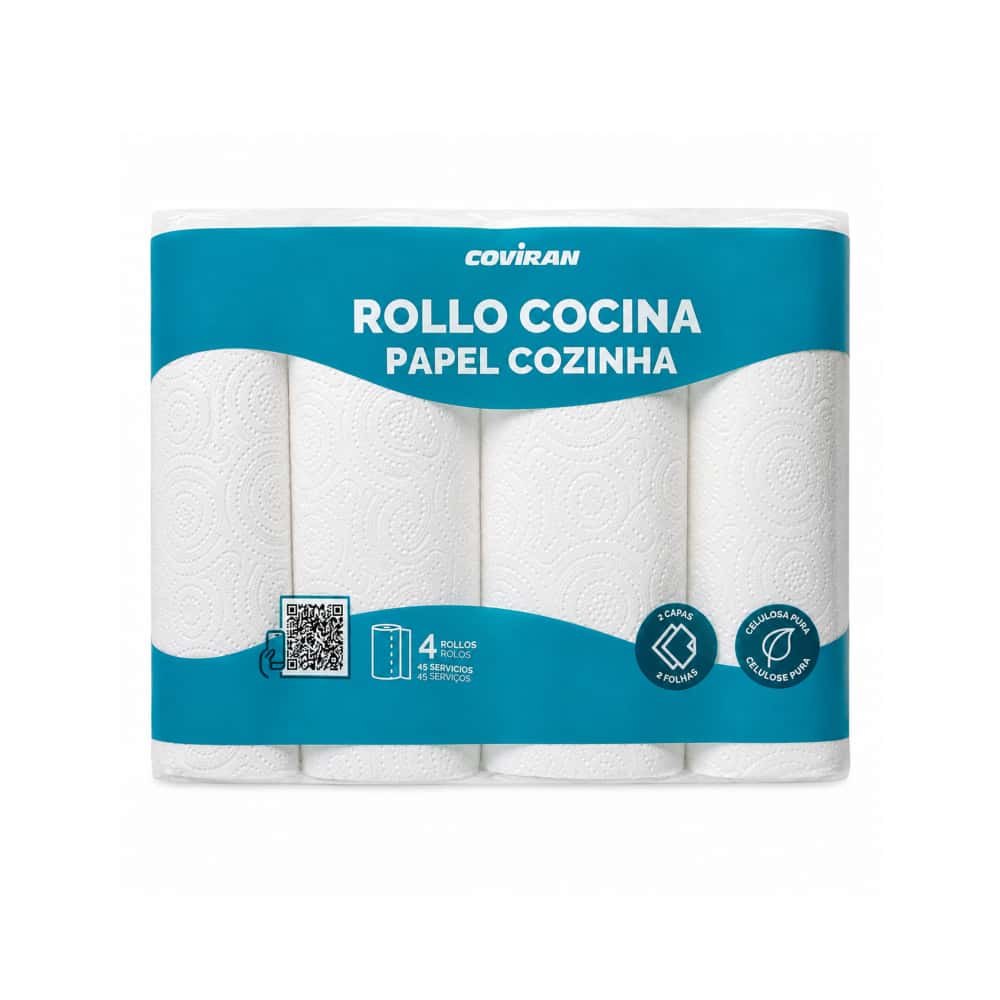 Papel de cocina Coviran (4 U) - Miniatura 1