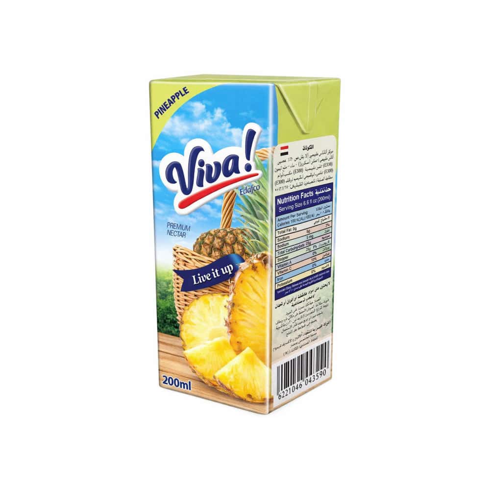 Néctar de piña Viva (200 ml) - Miniatura 1