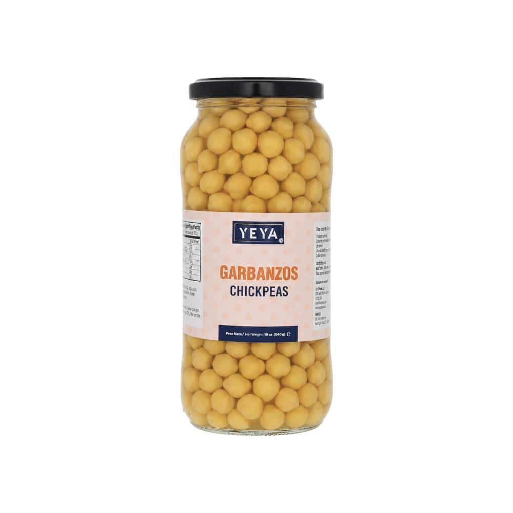 Garbanzos en frasco de vidrio YEYA (540 g / 19 oz) - Miniatura 1