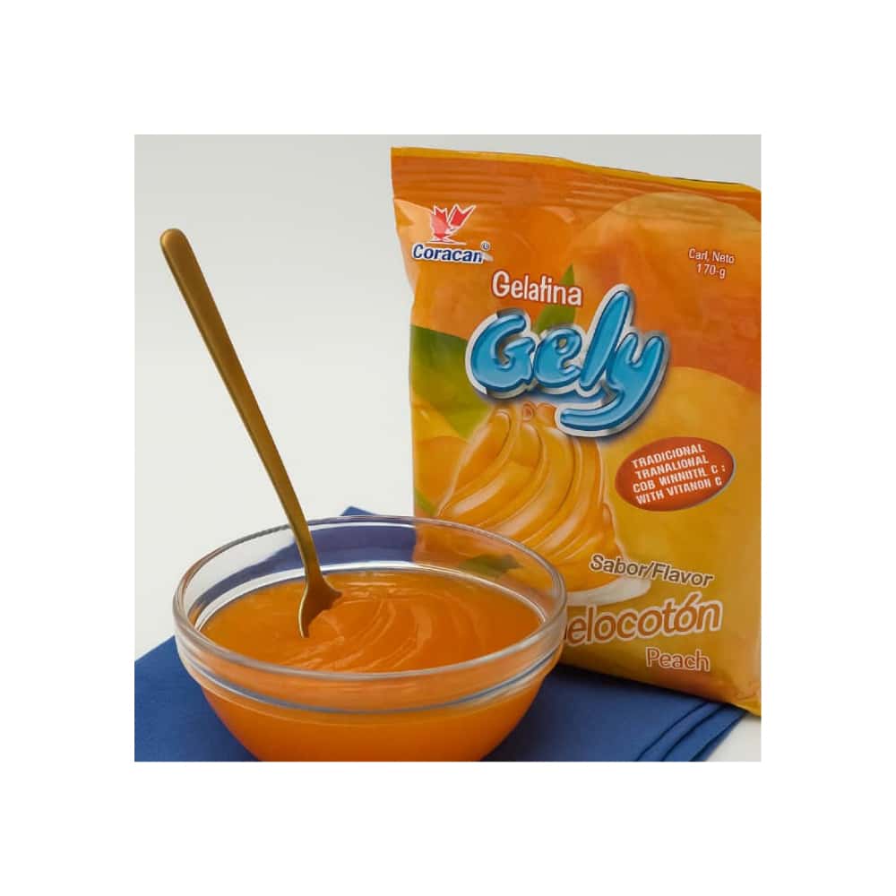 Gelatina sabor melocotón Gely (170 g / 5.9 oz) - Miniatura 5
