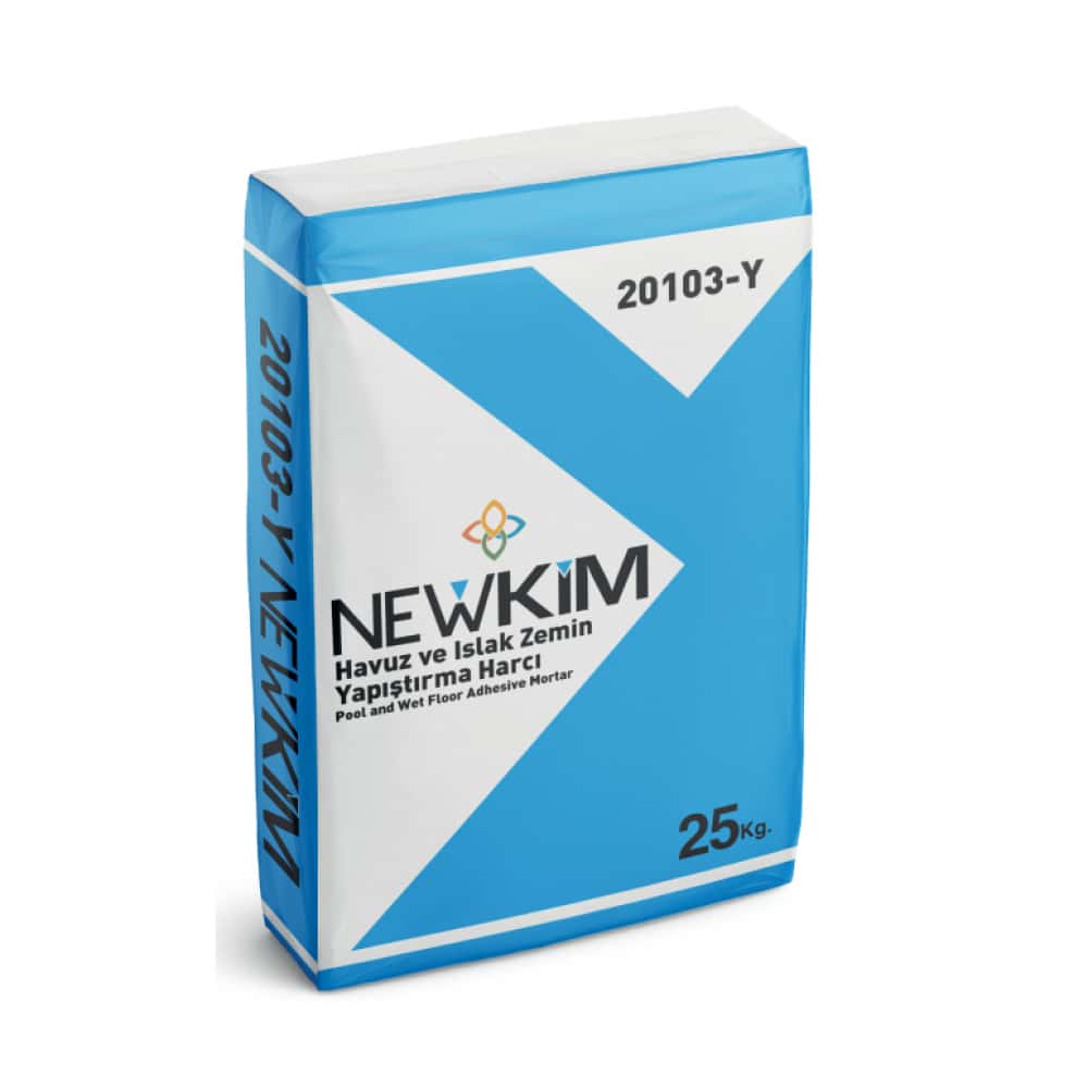 Mortero adhesivo para piscinas y suelos húmedos Newkim (25 kg / 55 lb) - Miniatura 1