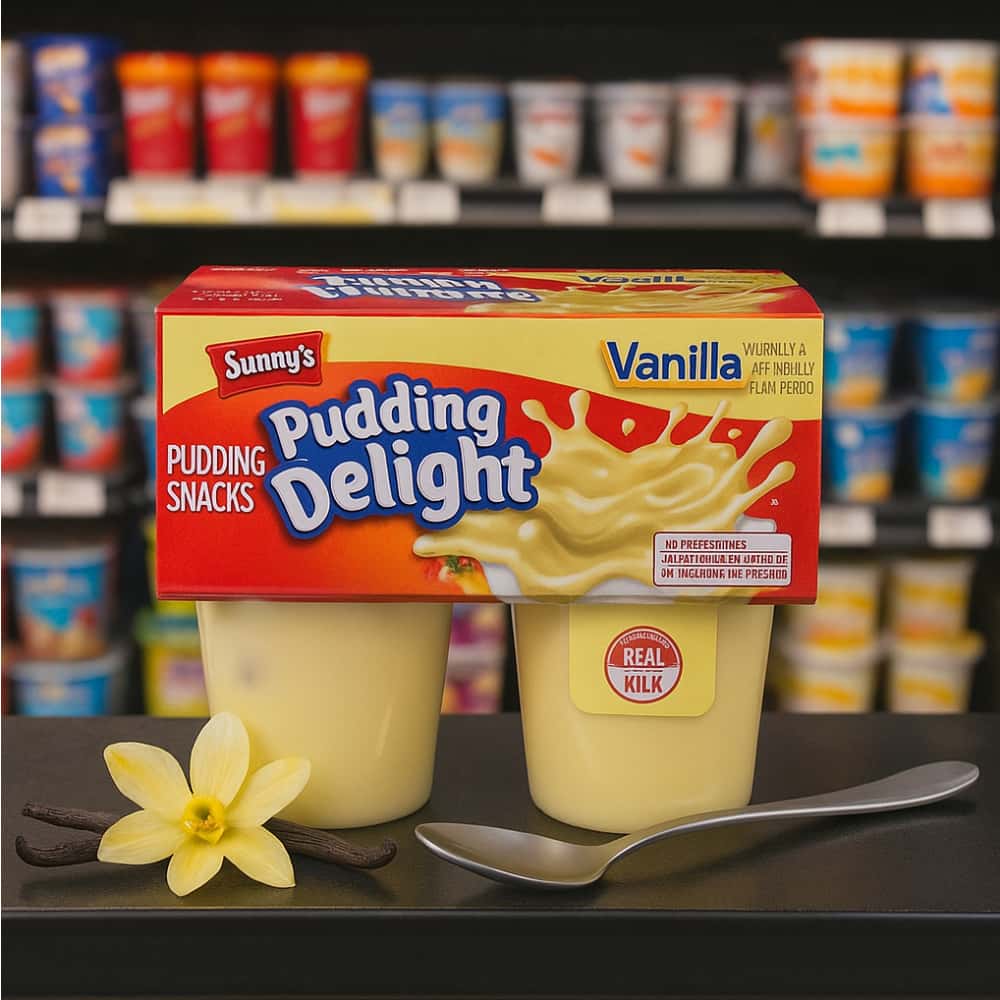 Natilla de vainilla Sunny's (4 x 92.1 g / 3.25 oz) - Miniatura 4