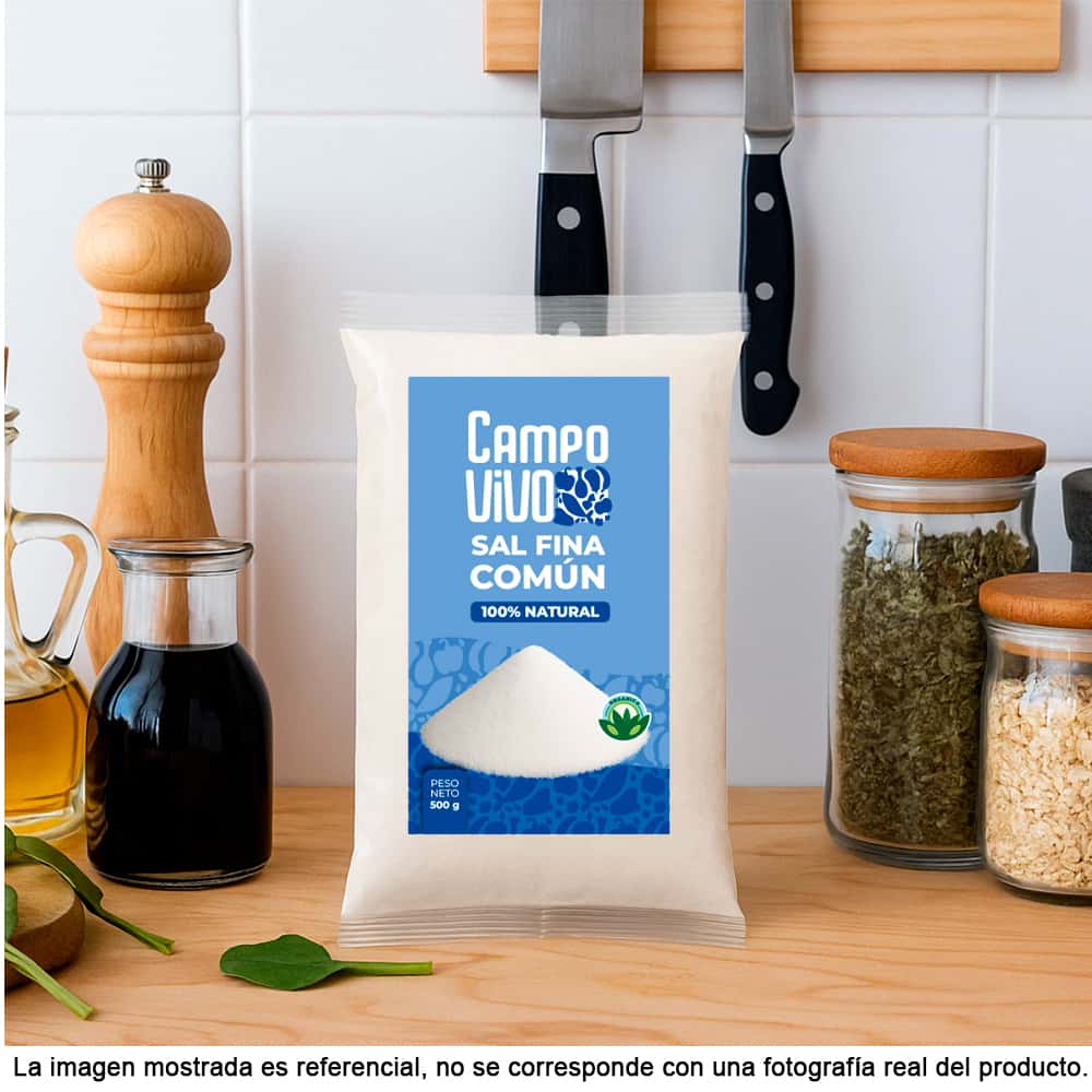 Sal fina común Campo Vivo (500 g / 1.1 lb) - Miniatura 5