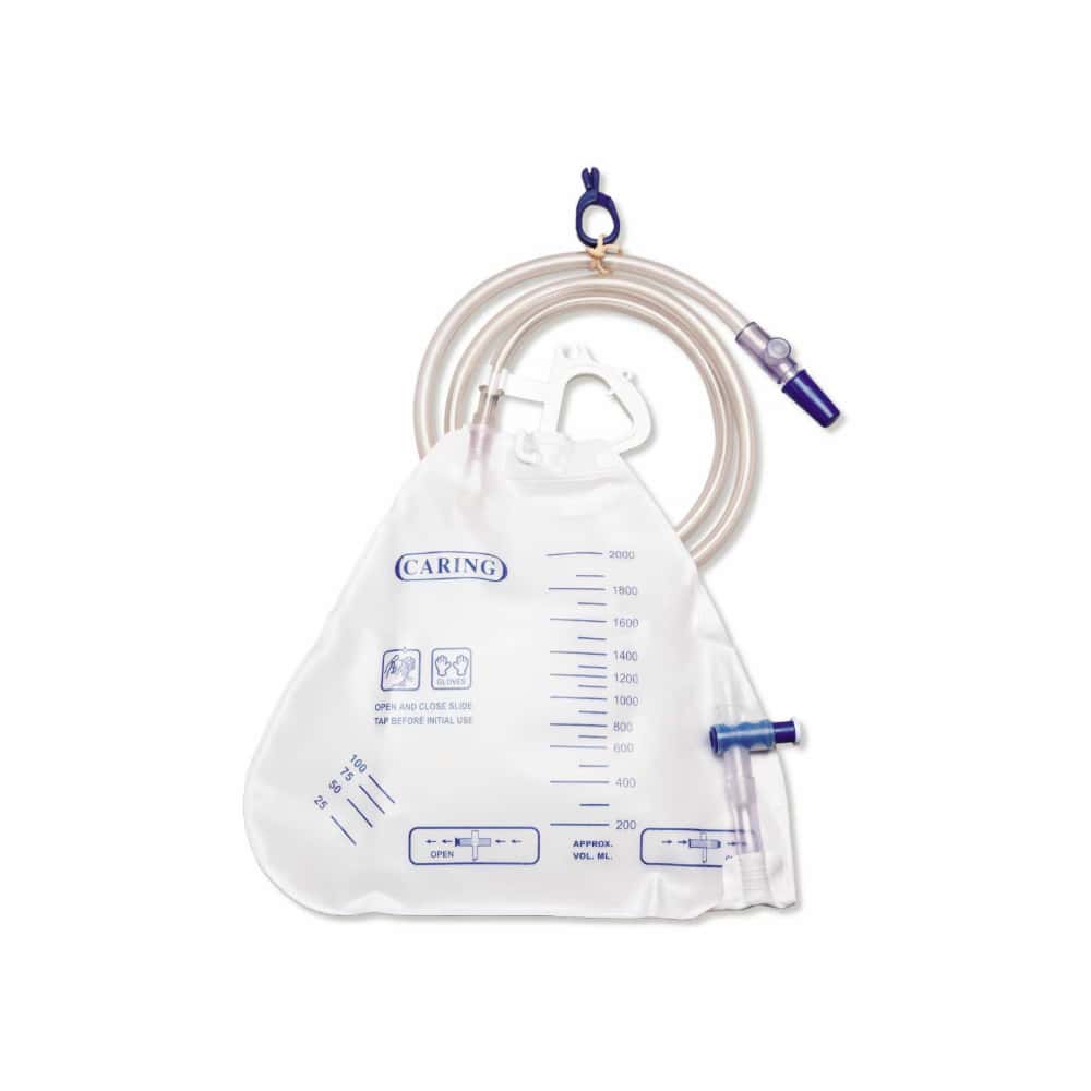 Bolsa de drenaje urinario con válvula antirreflujo Medline 2000 ml - Miniatura 3