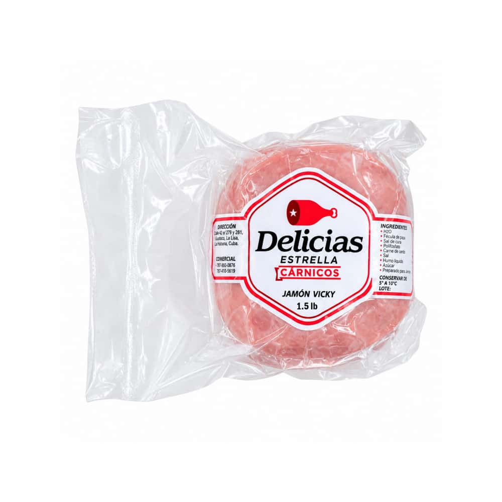 Jamón Vicky Delicias Estrella (680 g / 1.5 lb) - Miniatura 1