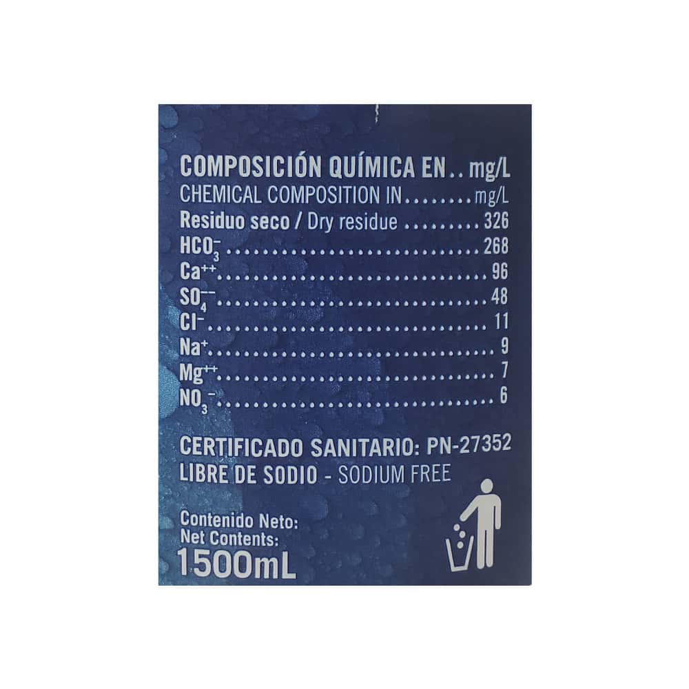 Agua mineral natural Ciego Montero (6 x 1.5 L) - Miniatura 3