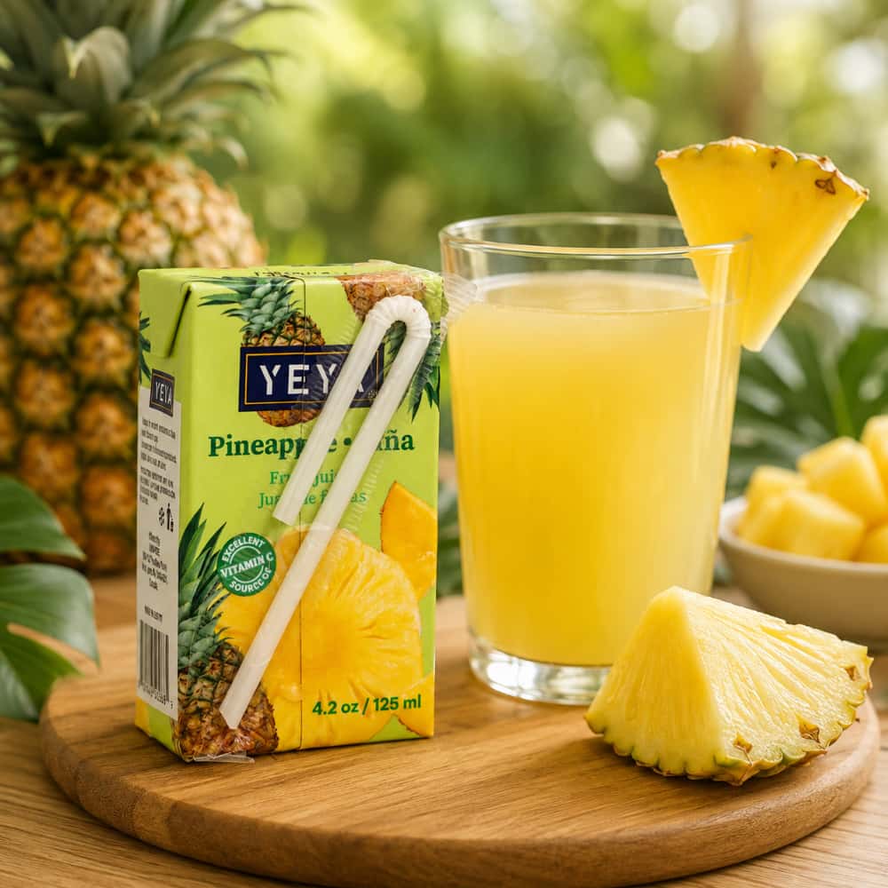 Jugo de frutas sabor piña YEYA (125 ml / 4.2 oz) - Miniatura 5