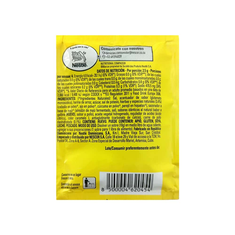 Caldo en polvo sabor pollo Maggi (10 g) - Miniatura 2