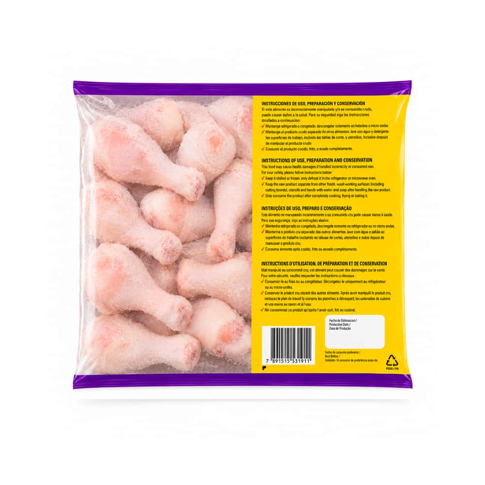 Muslos de pollo congelados Sadia (1 kg / 2.2 lb) - Miniatura 2
