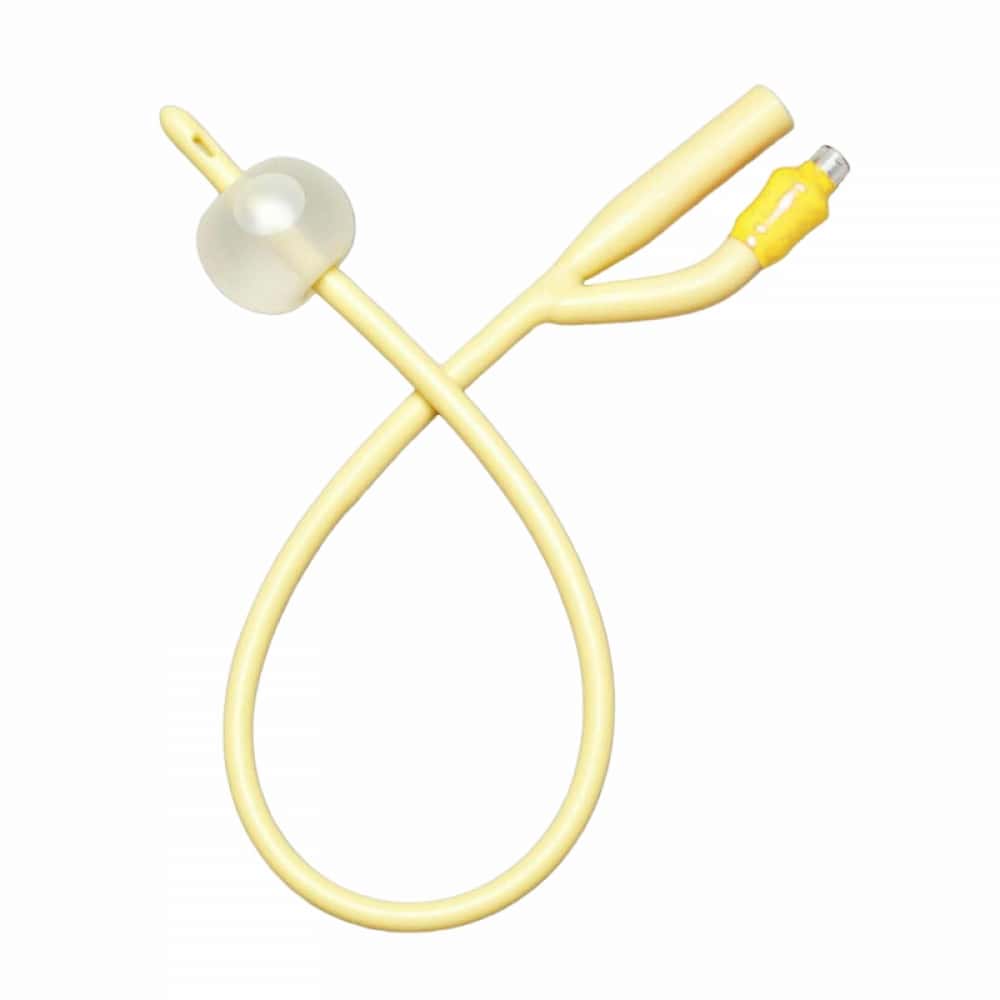 Catéter de foley 2 vias de látex con recubrimiento elastomérico de silicona 20 Fr 30 ml Medline - Miniatura 1