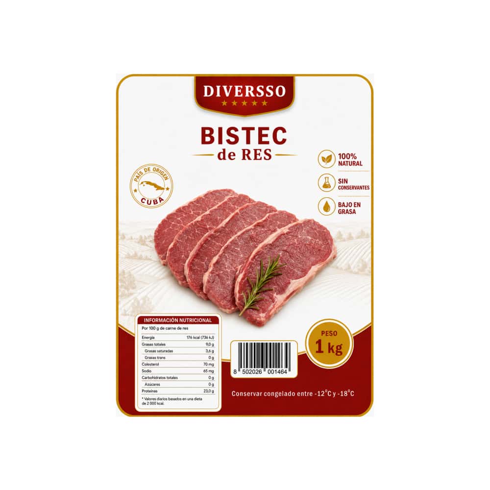 Bistec de res Diversso (1 kg / 2.2 lb) - Miniatura 4