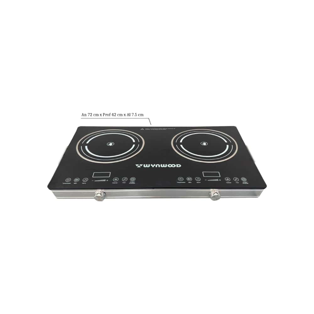 Cocina infrarroja doble Wynwood WYD-FR2B - Miniatura 3