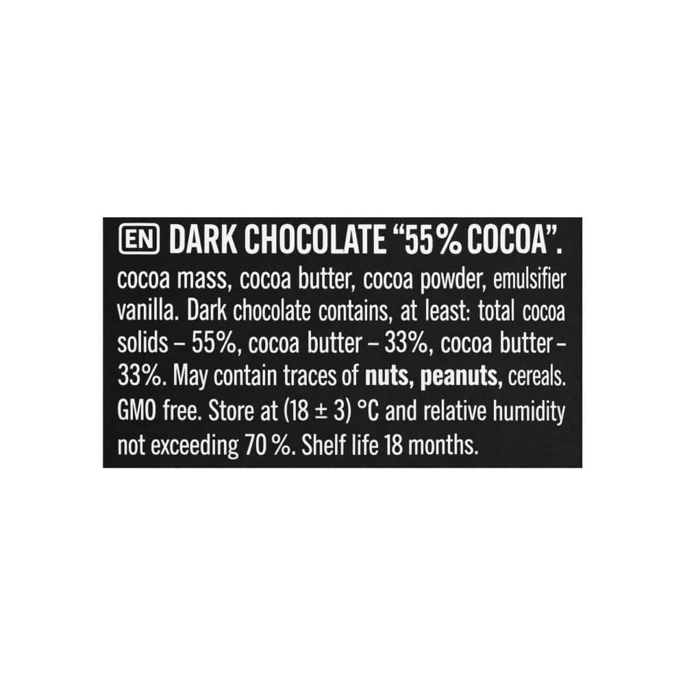 Tableta de chocolate negro con 55% de cacao Pobeda (100 g / 3.5 oz) - Miniatura 3