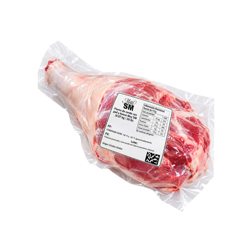 Pierna de cerdo con piel y hueso May SM (9.07 kg / 20 lb) - Miniatura 2