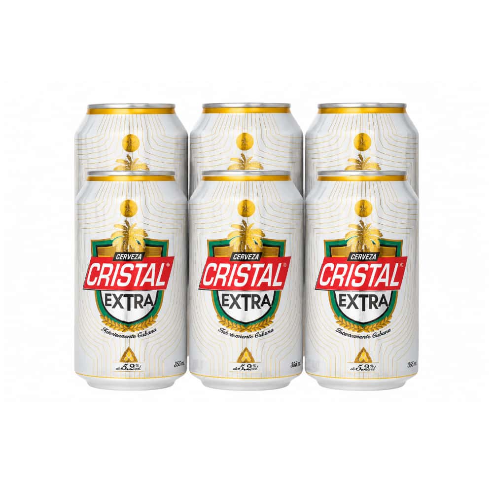 Cerveza en lata Cristal Extra (6 x 355 ml) - Miniatura 1