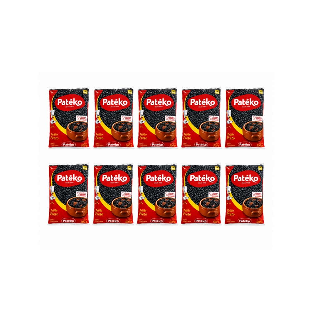 Frijoles negros pateko (10 x 500 g/ 1.1 lb) - Miniatura 1