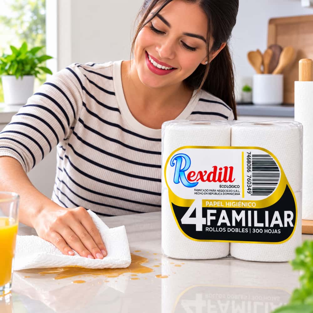 Papel higiénico familiar Rexdill (4 U) - Miniatura 3