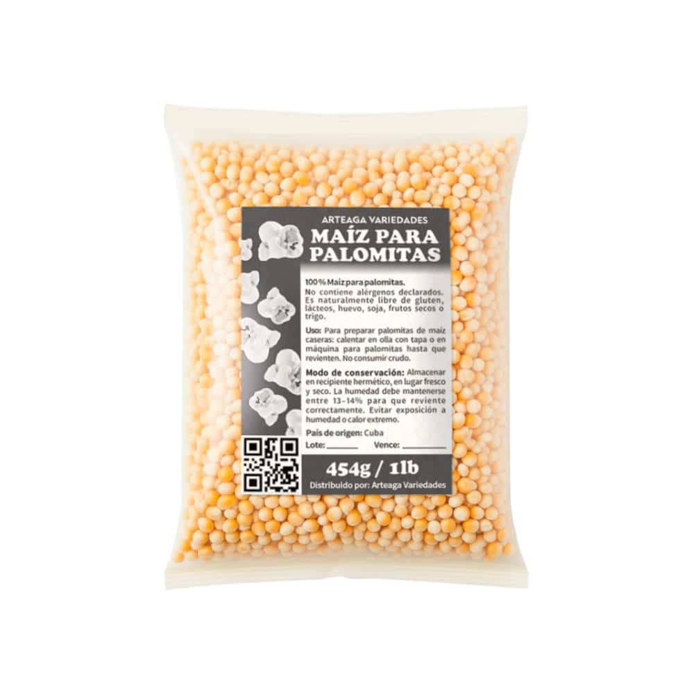 Maíz para palomitas Arteaga Variedades (454 g / 1 lb) - Miniatura 1
