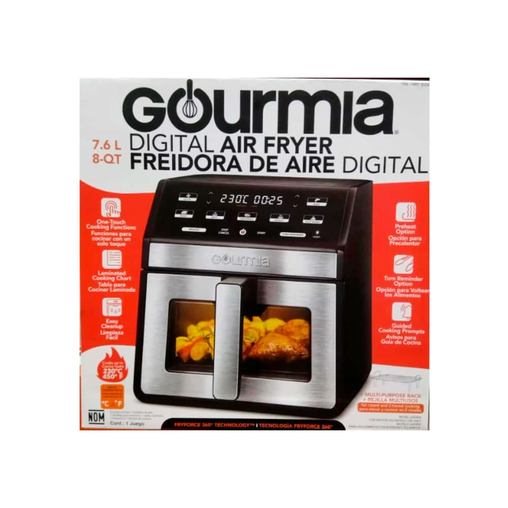 Freidora de aire digital 7.6 L Gourmia GAF858 - Miniatura 6