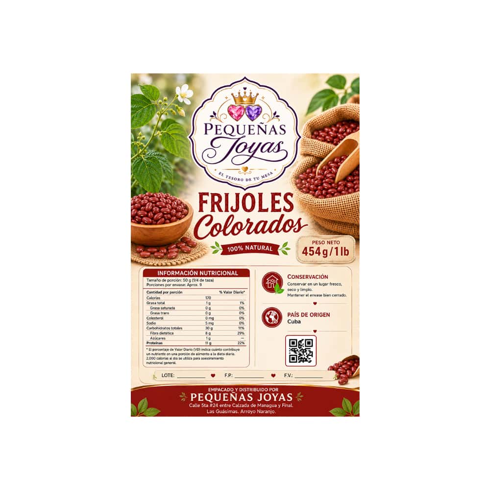 Frijoles colorados Pequeñas Joyas (454 g / 1 lb) - Miniatura 2