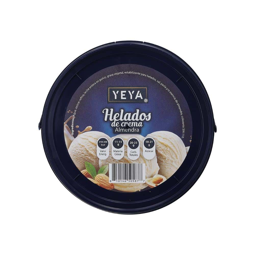 Helado de crema sabor a almendra YEYA (4 L) - Miniatura 5